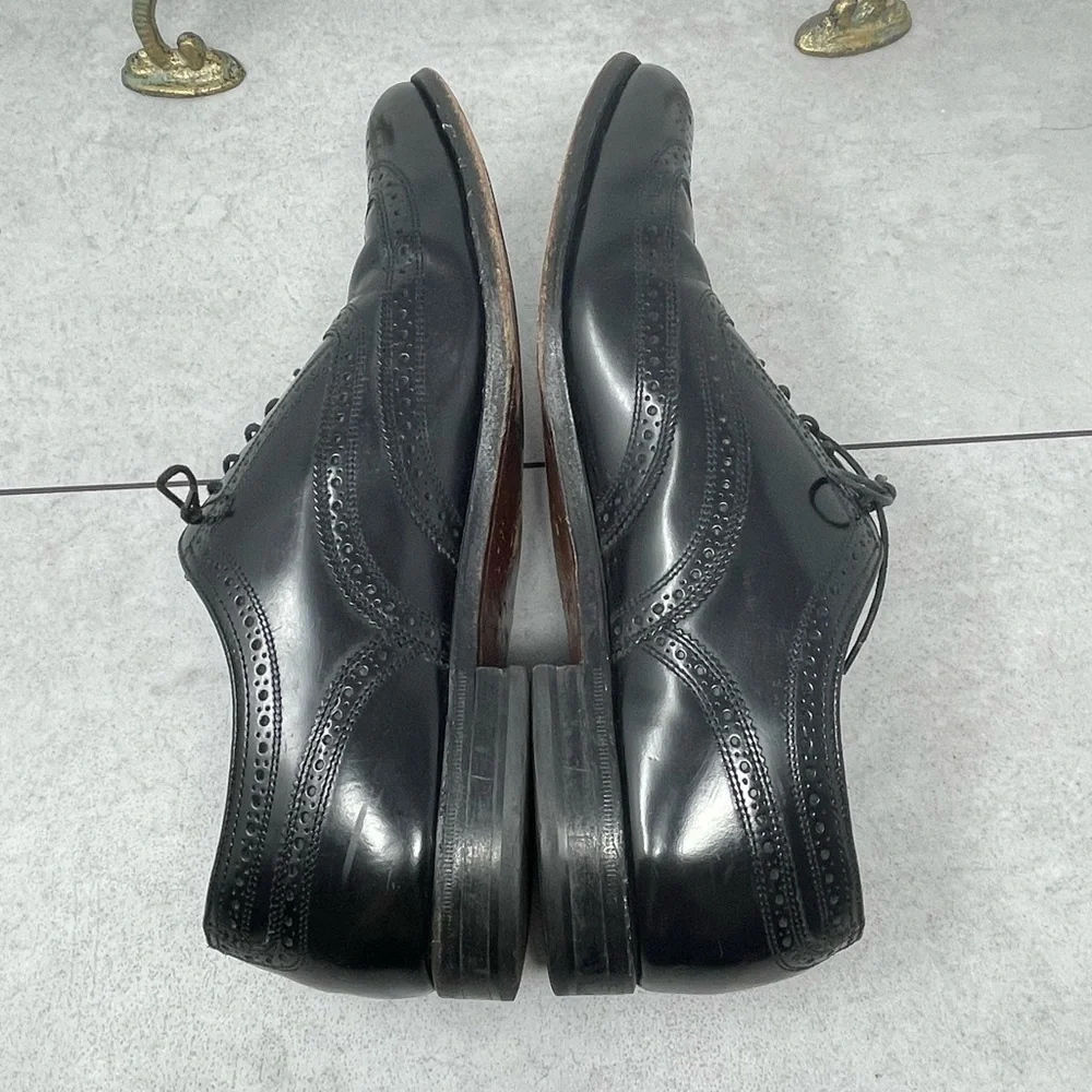 Florsheim Harvard Black Oxford Brogue Wingtip Dress Shoes Size 11D